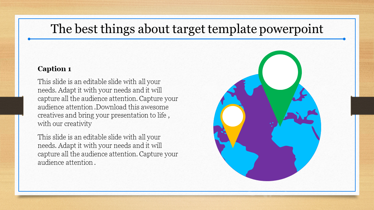 Bullseye Target template PowerPoint and Google slides